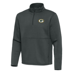 Antigua Twist Quarter-Zip Pullover Jacket - Green Bay Packers Pullover