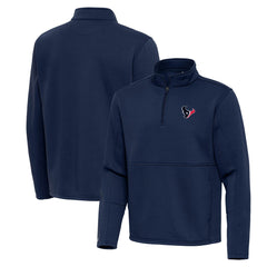 Antigua Twist Quarter-Zip Pullover Jacket - Houston Texans Pullover