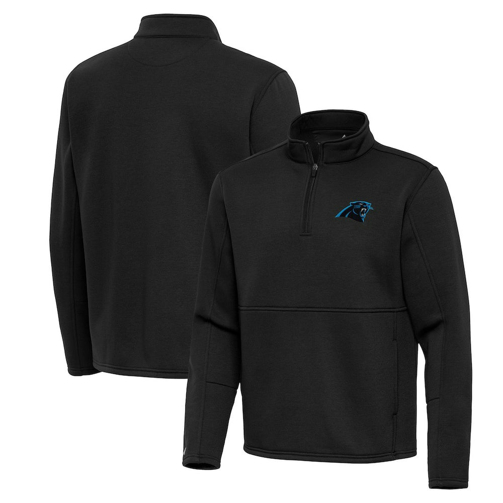 Antigua Twist Quarter-Zip Pullover Jacket - Carolina Panthers Pullover