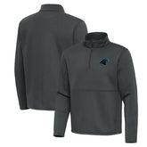 Antigua Twist Quarter-Zip Pullover Jacket - Carolina Panthers Pullover