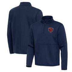 Antigua Twist Quarter-Zip Pullover Jacket - Chicago Bears Pullover