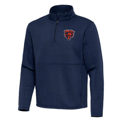 Antigua Twist Quarter-Zip Pullover Jacket - Chicago Bears Pullover