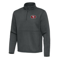 Antigua Twist Quarter-Zip Pullover Jacket - San Francisco 49ers Pullover