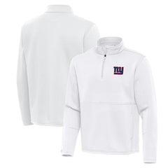 Antigua Twist Quarter-Zip Pullover Jacket - New York Giants Pullover