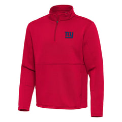 Antigua Twist Quarter-Zip Pullover Jacket - New York Giants Pullover
