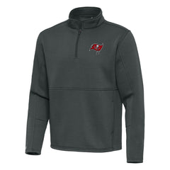 Antigua Twist Quarter-Zip Pullover Jacket - Tampa Bay Buccaneers Pullover