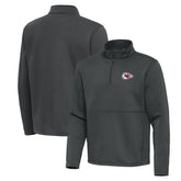 Antigua Twist Quarter-Zip Pullover Jacket - Kansas City Chiefs Pullover