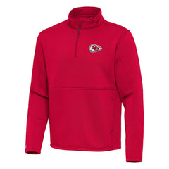 Antigua Twist Quarter-Zip Pullover Jacket - Kansas City Chiefs Pullover