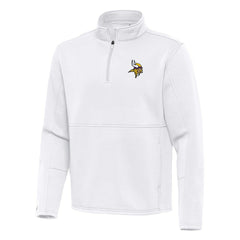 Antigua Twist Quarter-Zip Pullover Jacket - Minnesota Vikings Pullover