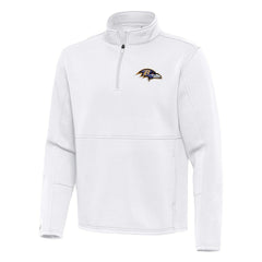 Antigua Twist Quarter-Zip Pullover Jacket - Baltimore Ravens Pullover