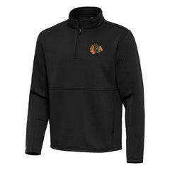 NHL Chicago Blackhawks Antigua Twist Quarter-Zip Pullover Jacket