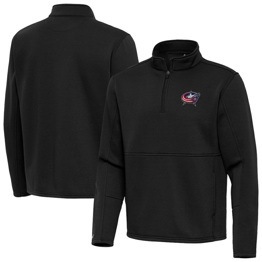 NHL Columbus Blue Jackets Antigua Twist Quarter-Zip Pullover Jacket
