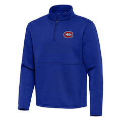 NHL Montreal Canadiens Antigua Twist Quarter-Zip Pullover Jacket