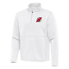 NHL New Jersey Devils Antigua Twist Quarter-Zip Pullover Jacket