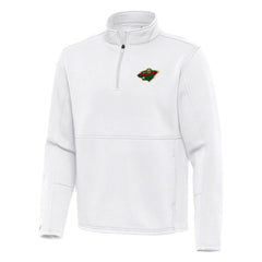NHL Minnesota Wild Antigua Twist Quarter-Zip Pullover Jacket