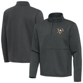 NHL Pittsburgh Penguins Antigua Twist Quarter-Zip Pullover Jacket