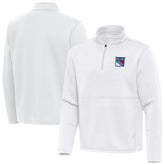NHL New York Rangers Antigua Twist Quarter-Zip Pullover Jacket