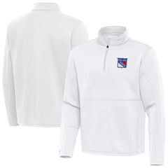 NHL New York Rangers Antigua Twist Quarter-Zip Pullover Jacket