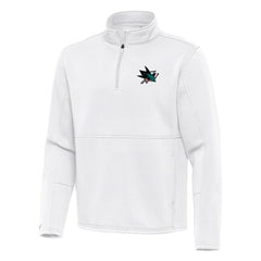 NHL San Jose Sharks Antigua Twist Quarter-Zip Pullover Jacket