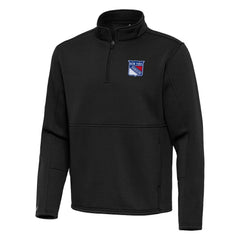 NHL New York Rangers Antigua Twist Quarter-Zip Pullover Jacket