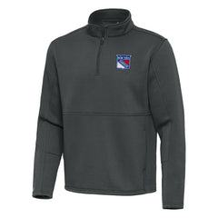 NHL New York Rangers Antigua Twist Quarter-Zip Pullover Jacket