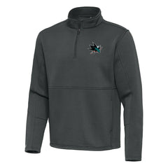 NHL San Jose Sharks Antigua Twist Quarter-Zip Pullover Jacket