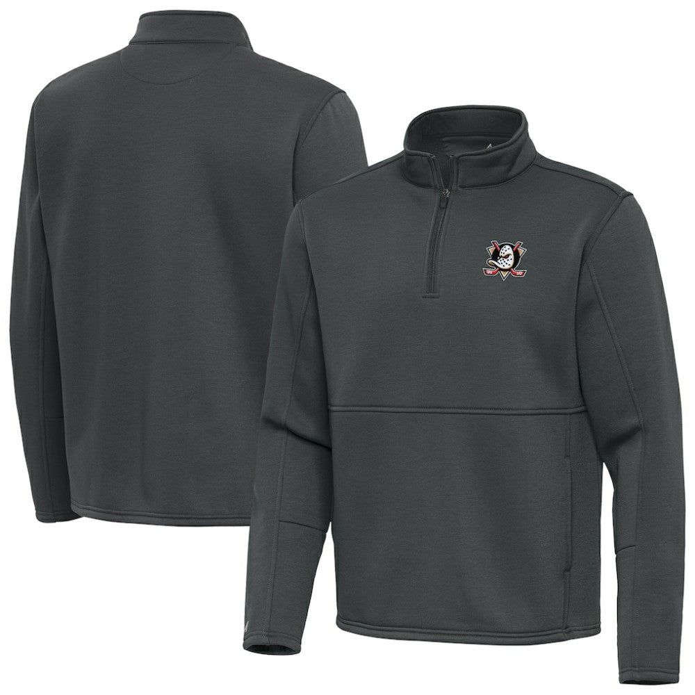 NHL Anaheim Ducks Antigua Twist Quarter-Zip Pullover Jacket