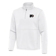 NHL Philadelphia Flyers Antigua Twist Quarter-Zip Pullover Jacket