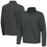 NHL Philadelphia Flyers Antigua Twist Quarter-Zip Pullover Jacket