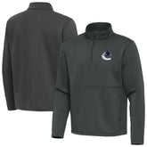 NHL Vancouver Canucks Antigua Twist Quarter-Zip Pullover Jacket