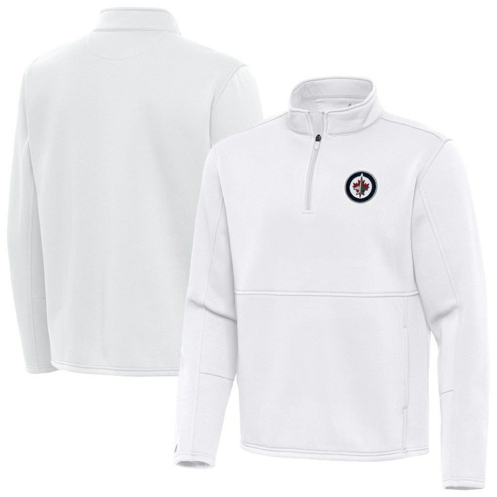NHL Winnipeg Jets Antigua Twist Quarter-Zip Pullover Jacket