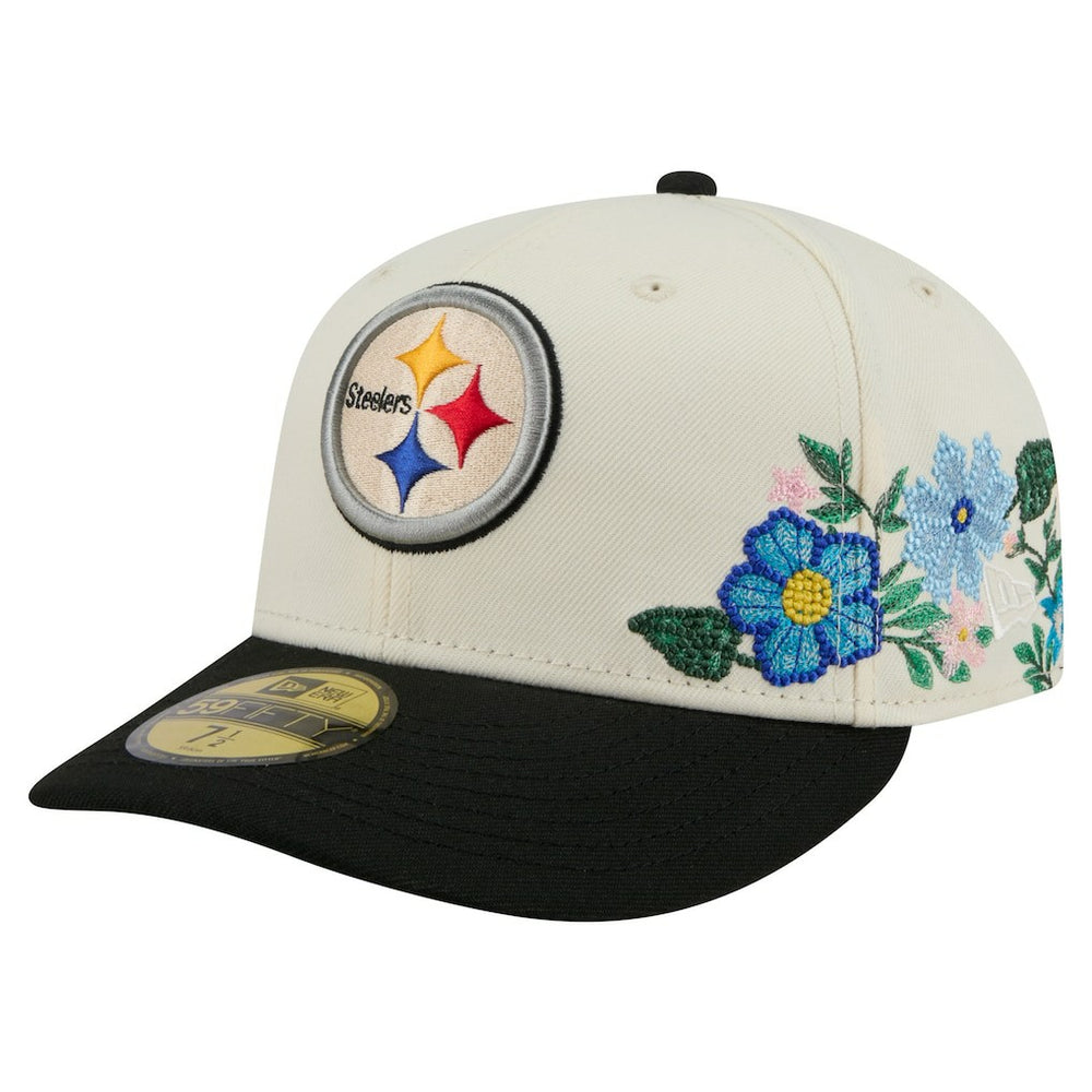 Tonal Floral 59FIFTY Fitted Hat - Pittsburgh Steelers Hats