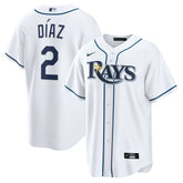 White Yandy Díaz Tampa Bay Rays Nike Home Replica Jersey