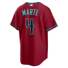 Red Ketel Marte Arizona Diamondbacks Nike Alternate 2 Replica Jersey