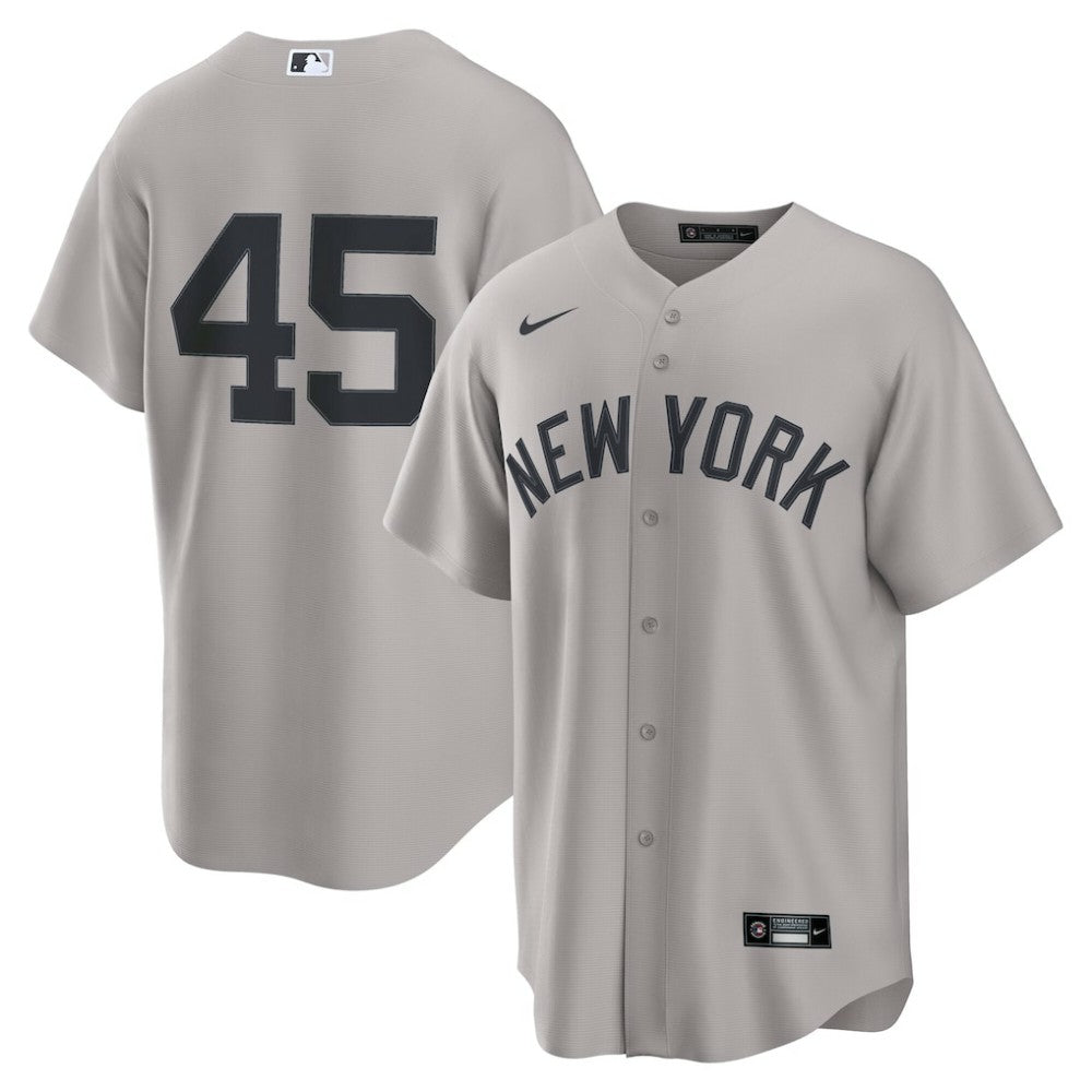 Gray Gerrit Cole New York Yankees Nike Road Replica Jersey