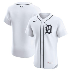 White Detroit Tigers Nike Home Elite Jersey