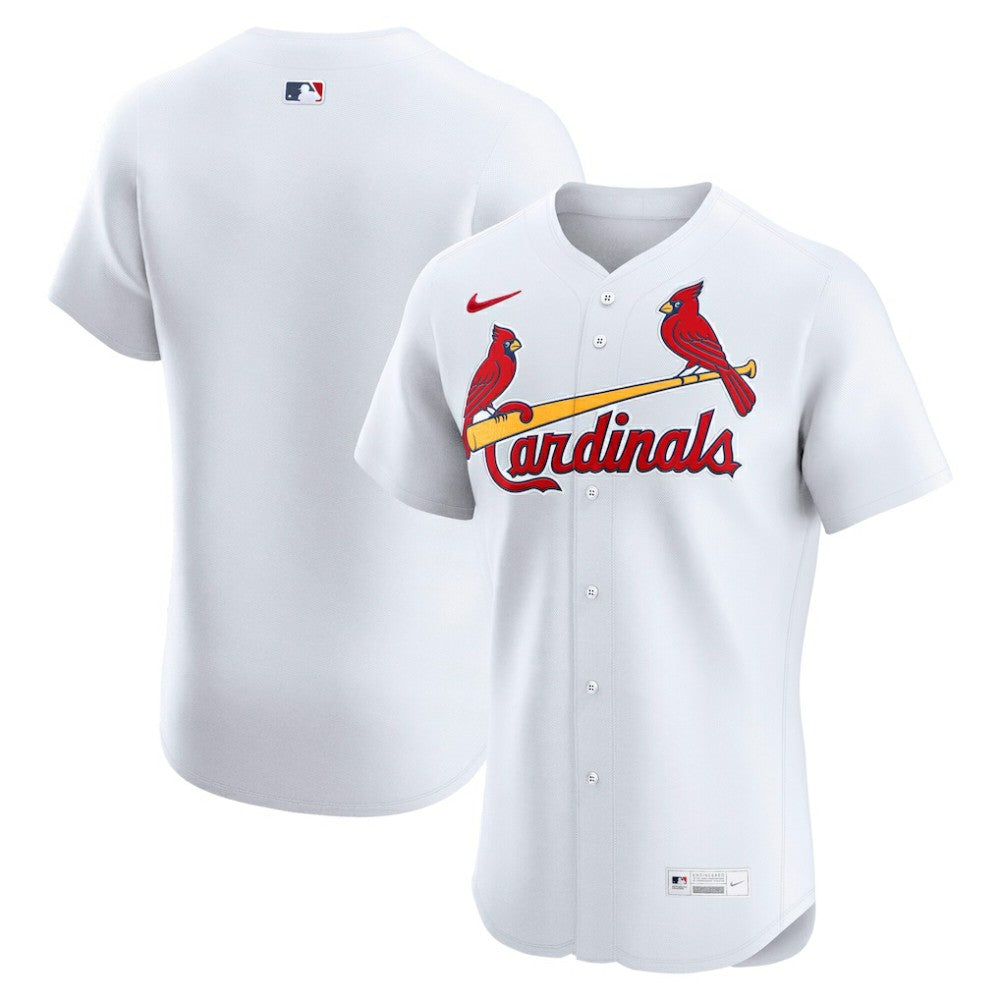 White St. Louis Cardinals Nike Home Elite Jersey
