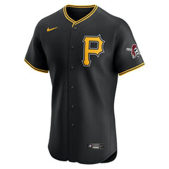 Black Pittsburgh Pirates Nike Alternate Elite Jersey