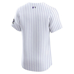 White Colorado Rockies Nike Home Elite Jersey