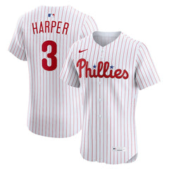 White Bryce Harper Philadelphia Phillies Nike Home Elite Jersey