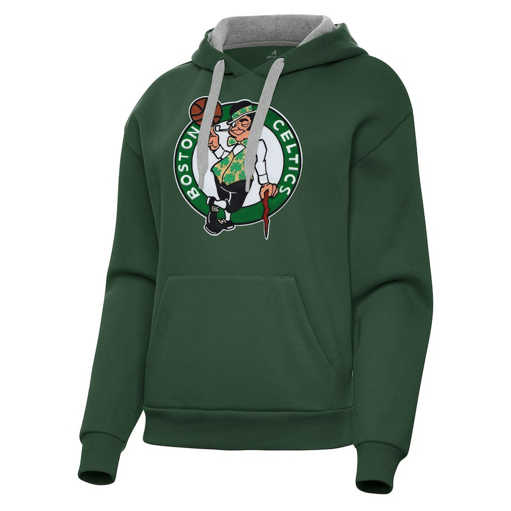 Boston Celtics Antigua Women's Victory Pullover Hoodie