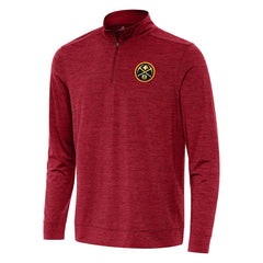 Denver Nuggets Antigua Bright Quarter-Zip Top sale