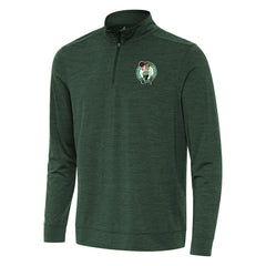 Boston Celtics Antigua Bright Quarter-Zip Top