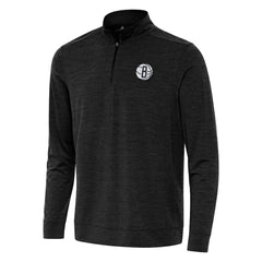 Brooklyn Nets Antigua Bright Quarter-Zip Top