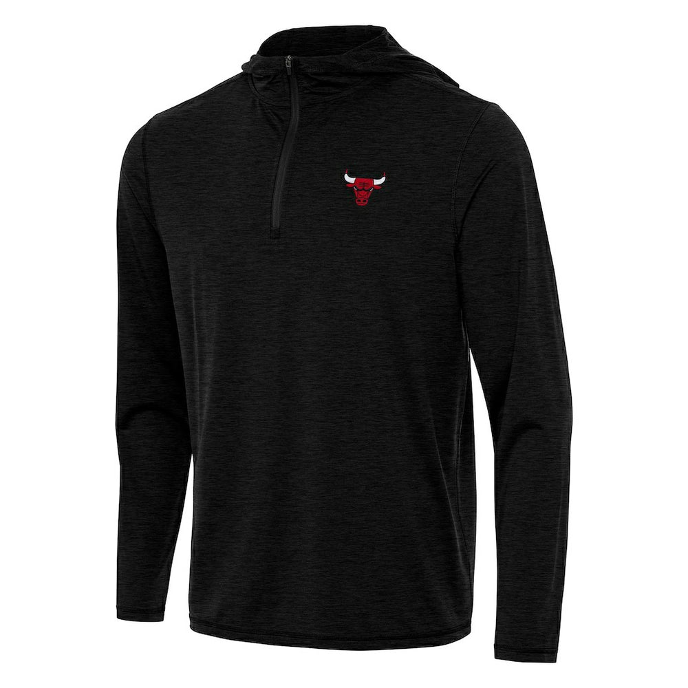 Chicago Bulls Antigua Tidy Quarter-Zip Hoodie