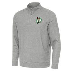 Boston Celtics Antigua Subtle Quarter-Zip Sweatshirt