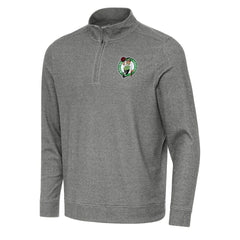 Boston Celtics Antigua Subtle Quarter-Zip Sweatshirt