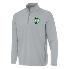 Boston Celtics Antigua Perilous Quarter-Zip Sweatshirt