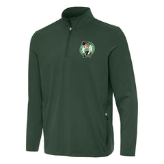 Boston Celtics Antigua Perilous Quarter-Zip Sweatshirt