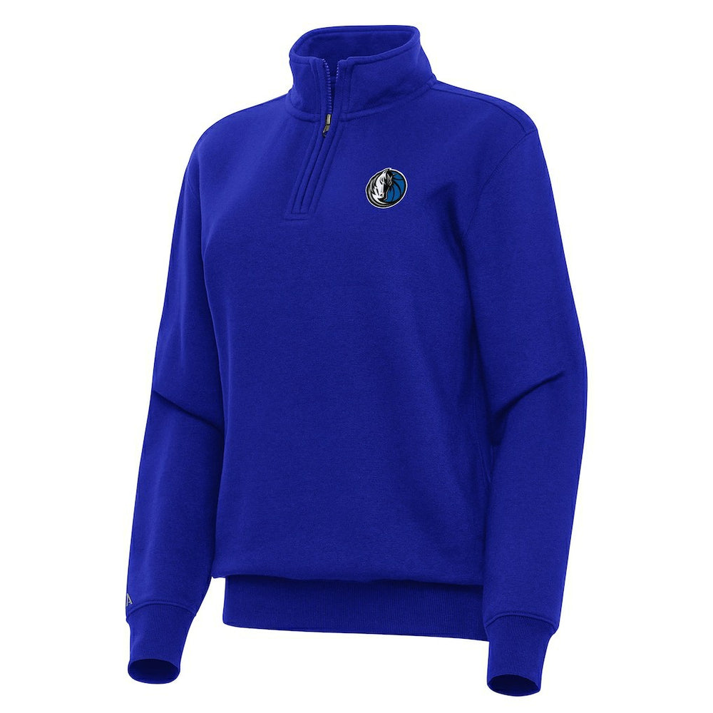 Dallas Mavericks Antigua Women's Victory Quarter-Zip Sweatshirt sale